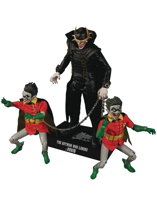 DARK KNIGHT METAL DYNAMIC 8 ACTION HEROES THE BATMANA WHO LAUGHS & ROBINS
