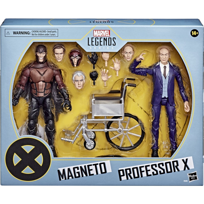 MARVEL LEGENDS X-MEN 20TH ANNIVERSARY MAGNETO + PROFESSOR X