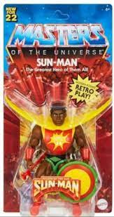 MASTERS OF THE UNIVERSE ORIGINS SUN-MAN
