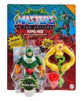 MASTERS OF THE UNIVERSE ORIGINS DELUXE KING HISS
