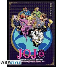 JOJO'S BIZARRE ADVENTURE POSTER 52 X 38 CM. GOLDEN WIND