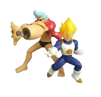 DRAGON BALL Z X ONE PIECE VEGETA & FRANKY