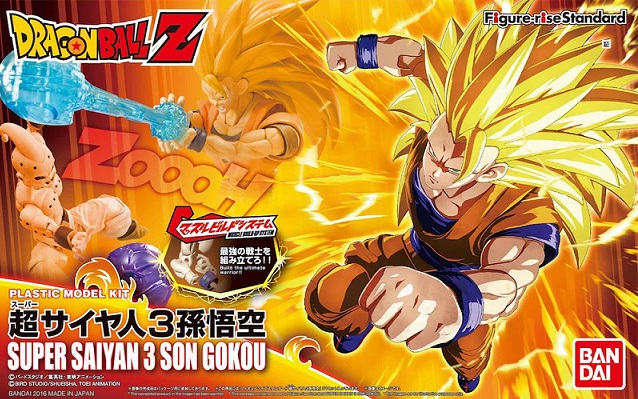 DRAGON BALL Z MODEL KIT FIGURE-RISE SUPER SAIYAN 3 SON GOKU