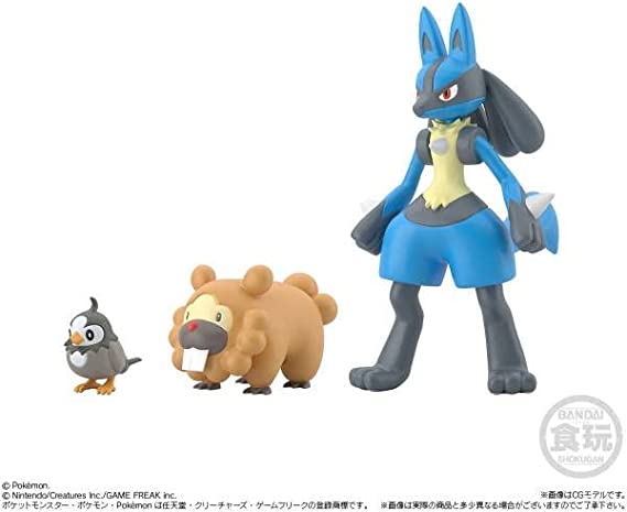 POKÉMON SCALE WORLD MUKKURU & BIPPA & LUCARIO