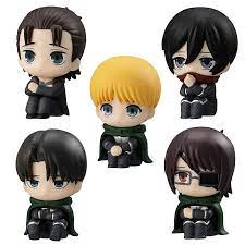 SHINGEKI NO KYOJIN MINI CHARACTER SET COMPLETO