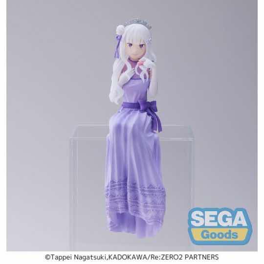 RE: ZERO SLIAW EMILIA DRESSED-UP PARTY PERCHING FIGURE