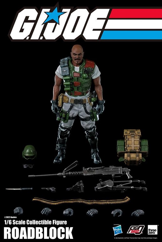 GI JOE FIGZERO ROADBLOCK 1/6