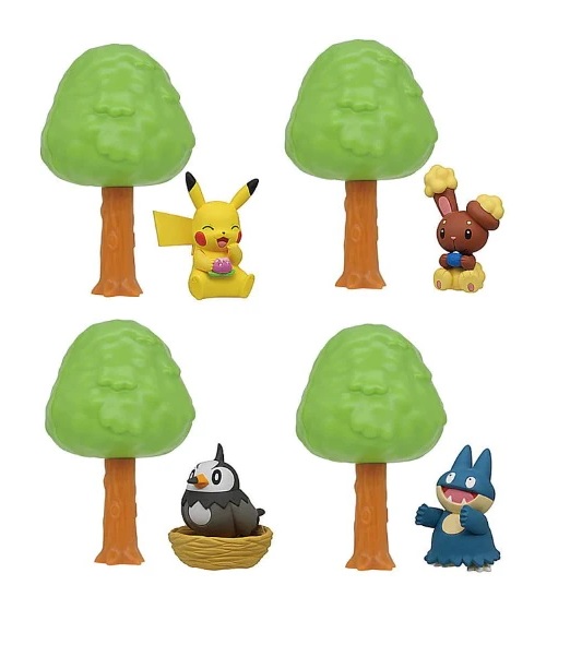 POKEMON IN THE FOREST SET COMPLETO