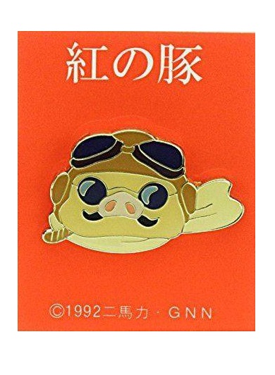 STUDIO GHIBLI PIN PORCO ROSSO FACE