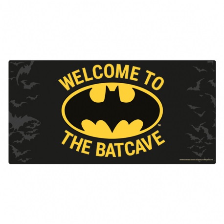 BATMAN PLACA METALICA WELCOME TO THE BATCAVE
