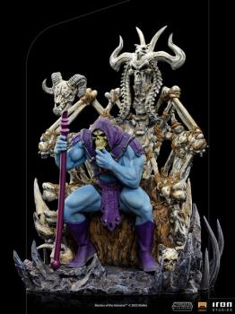MASTERS OF THE UNIVERSE ART SCALE SKELETOR TRONO