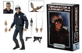 ULTIMATE T-1000  VERSIÓN POLICIA MOTORIZADO FIGURA 18 CM TERMINATOR