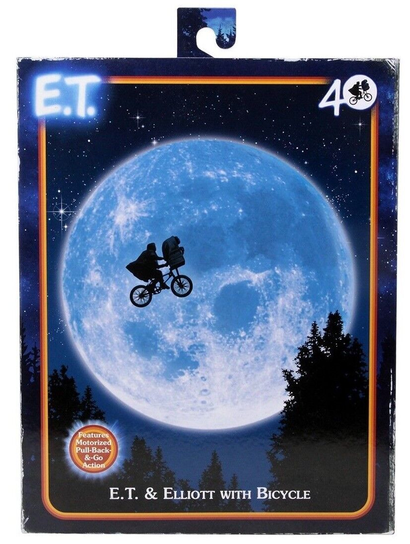 E.T. EL EXTRATERRESTRE & ELLIOT EN BICICLETA 40 ANNIVERSARIO