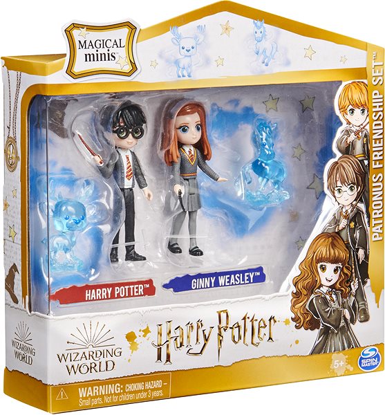 SET FIGURAS HARRY POTTER MAGICAL MINIS HARRY & GINNY PATRONUS