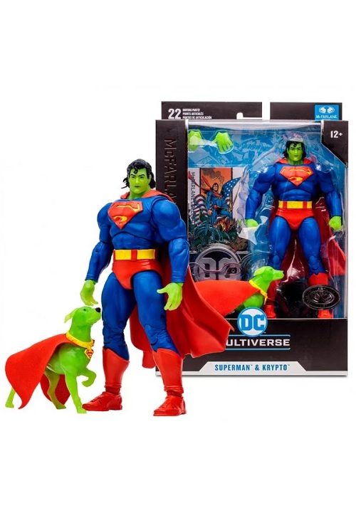 DC MULTIVERSE COLLECTOR EDITION SUPERMAN & KRYPTO CHASE VER.