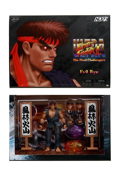 STREET FIGHTER II 1/12 EVIL RYU SDCC 2023 EXCLUSIVE