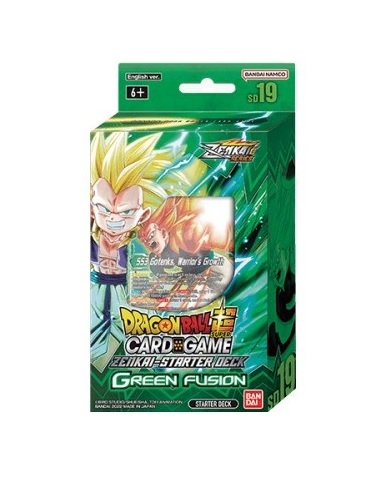 DRAGON BALL SUPER TCG STARTER DECK GREEN FUSION (INGLÉS)