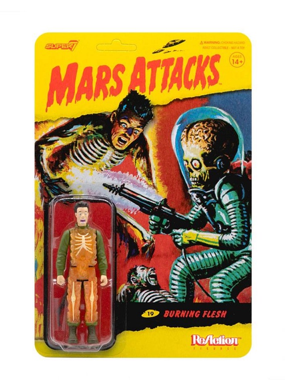 MARS ATTACKS REACTION BURNING FLESH