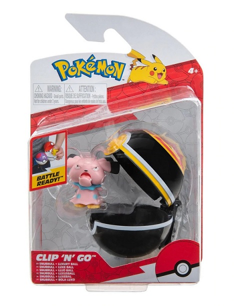 POKEMON CLIP 'N' GO SNUBBULL + LUXURY BALL