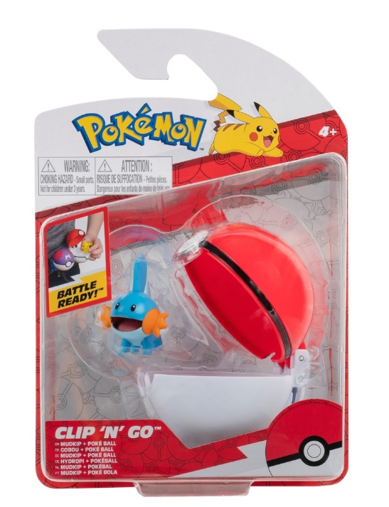 POKEMON CLIP 'N' GO MUDKIP + POKÉ BALL