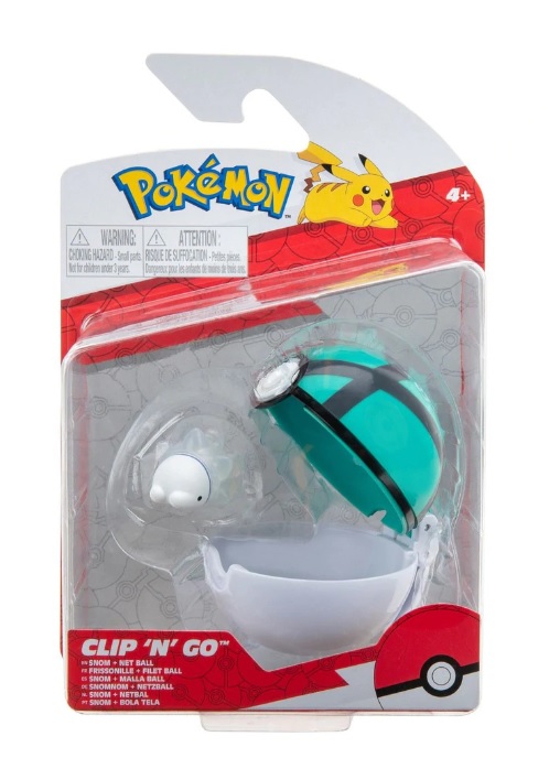 POKEMON CLIP 'N' GO SNOM + NET BALL