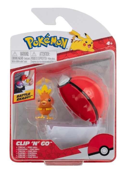 POKEMON CLIP 'N' GO TORCHIC + POKÉ BALL