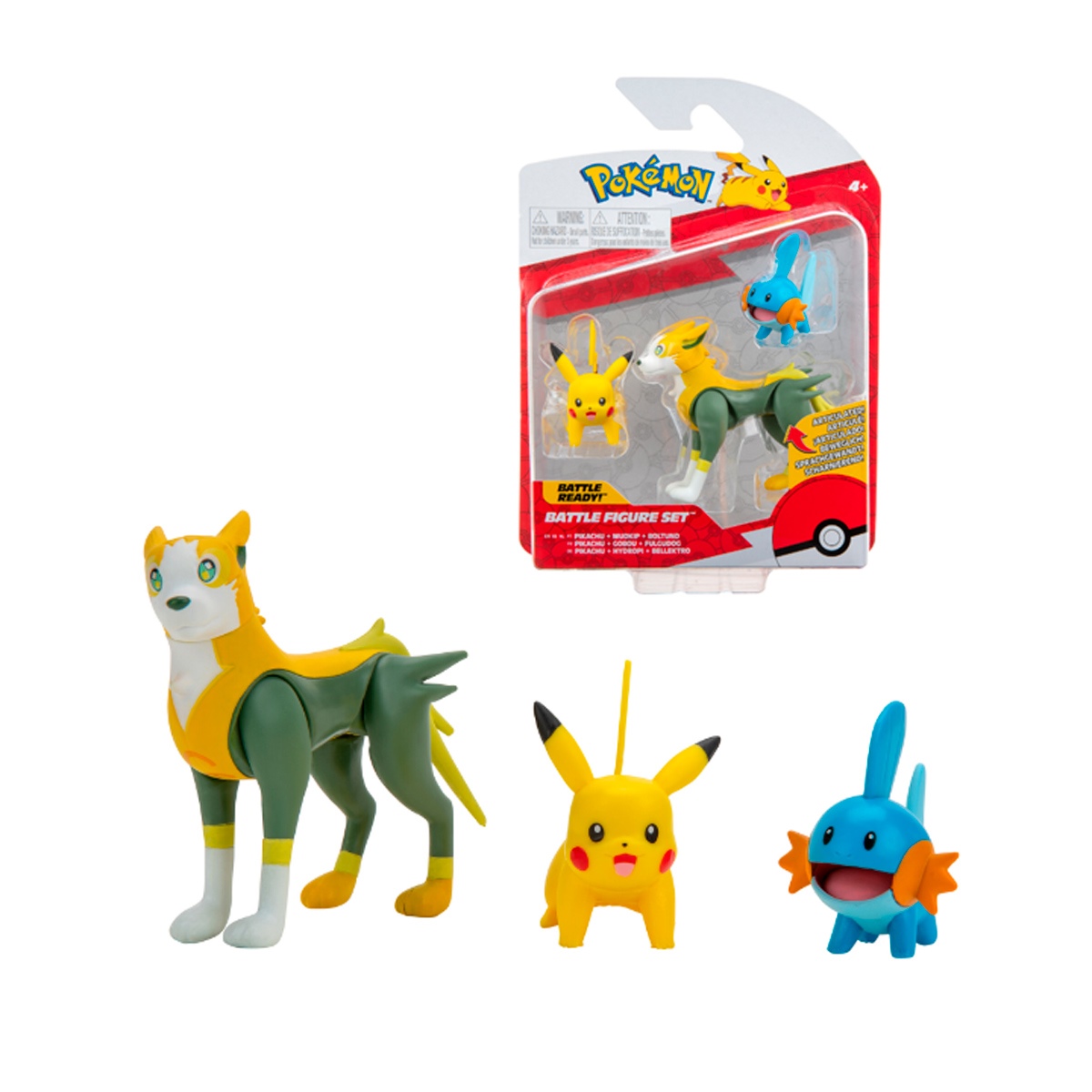 POKEMON PACK DE COMBATE PIKACHU + MUDKIP + BOLTUND