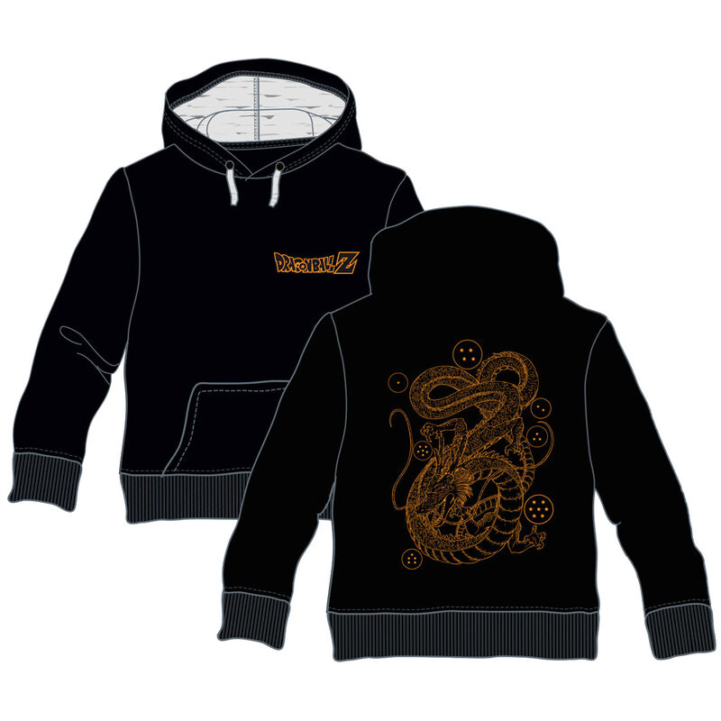 DRAGON BALL SUDADERA SHENRON (NEGRO) - TALLA XL