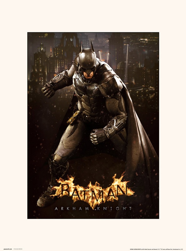 DC PRINT POSTER 30 X 40 BATMAN ARKHAM KNIGHT