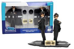 THE BLUES BROTHERS JAKE Y ELWOOD SET 2 FIGURAS 17 CM