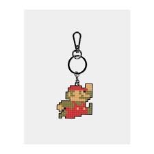 SUPER MARIO BROS LLAVERO PIXEL