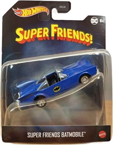 BATMAN HOT WHEELS PREMIUM SUPER FRIENDS BATMOBILE