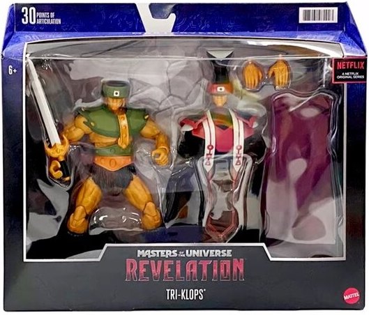 MASTERS OF THE UNIVERSE REVELATION TRI-KLOPS DELUXE