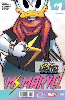 EL ASOMBROSO SPIDERMAN 20 (229) PORTADA ALTERNATIVA DISNEY MS. MARVEL
