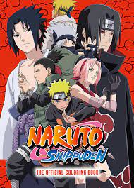 NARUTO SHIPPUDEN OFICIAL COLORING BOOK (INGLÉS)