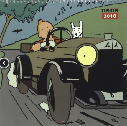 TINTIN CALENDARIO 2018