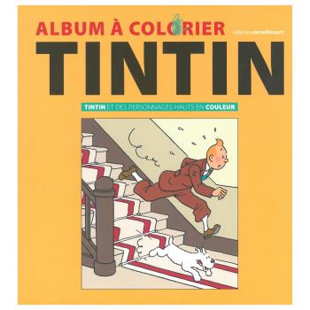 TINTIN LIBRO PARA COLOREAR FRANCÉS