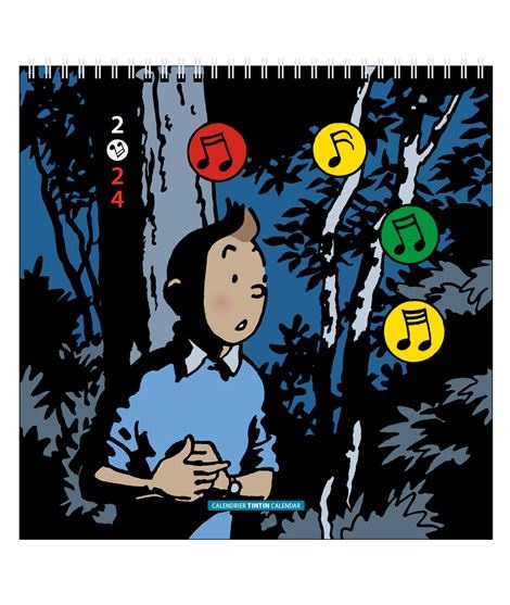 TINTIN CALENDARIO 2024