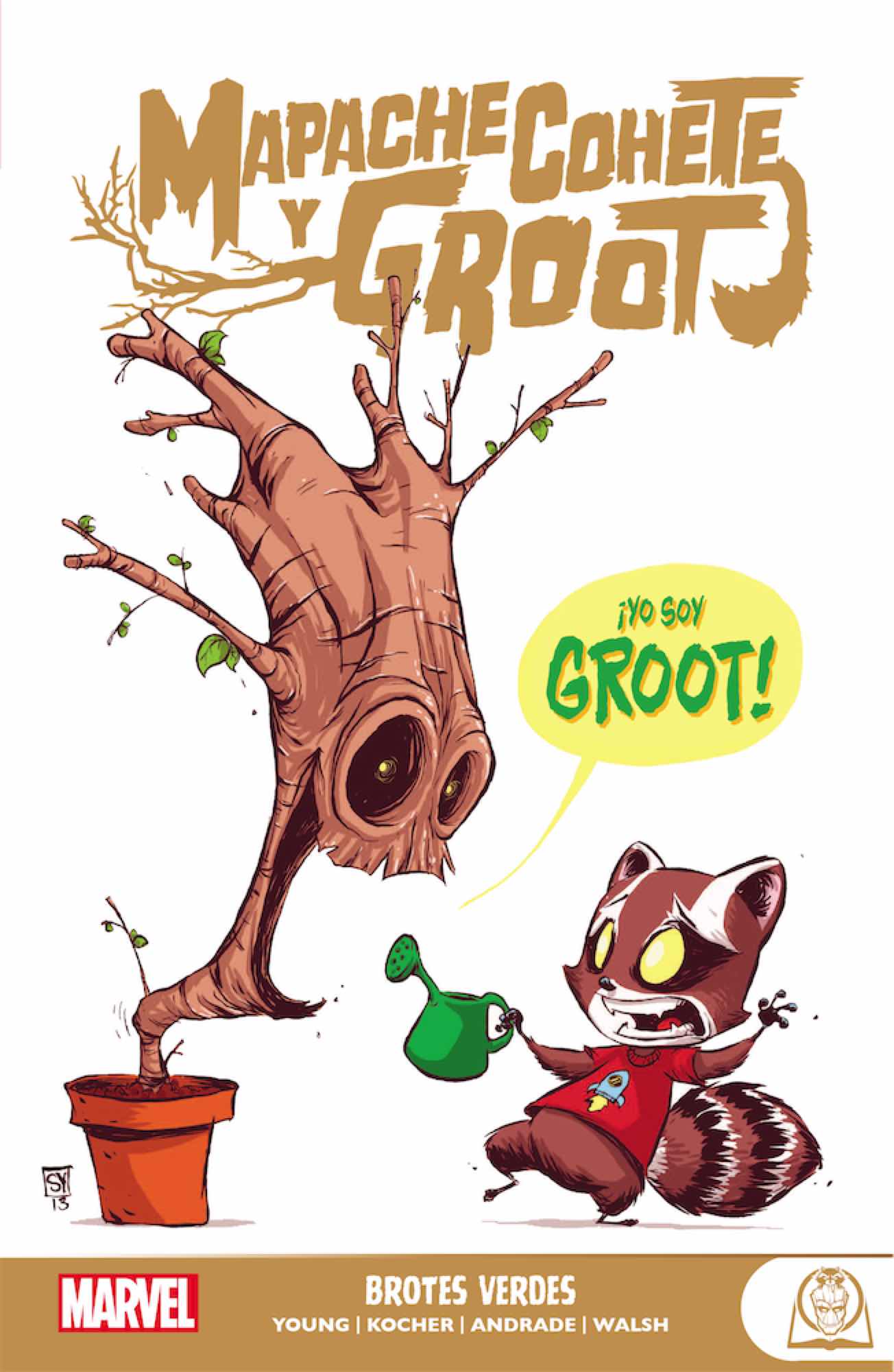 MARVEL YOUNG ADULTS · MAPACHE COHETE Y GROOT 01
