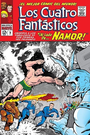 BIBLIOTECA MARVEL LOS CUATRO FANTASTICOS 07