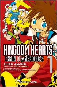 KINGDOM HEARTS CHAIN OF MEMORIES PACK SERIE COMPLETA