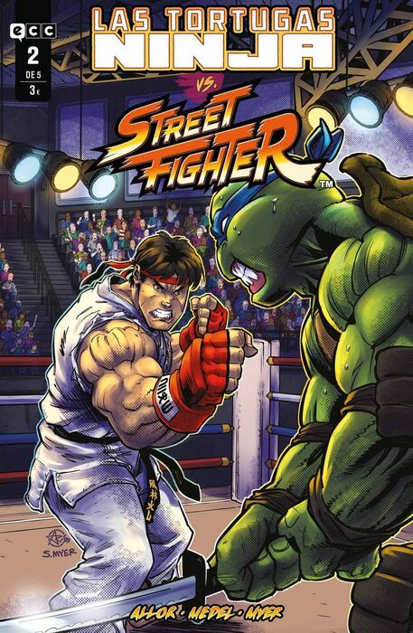 LAS TORTUGAS NINJA VS STREET FIGHTER 2 DE 5