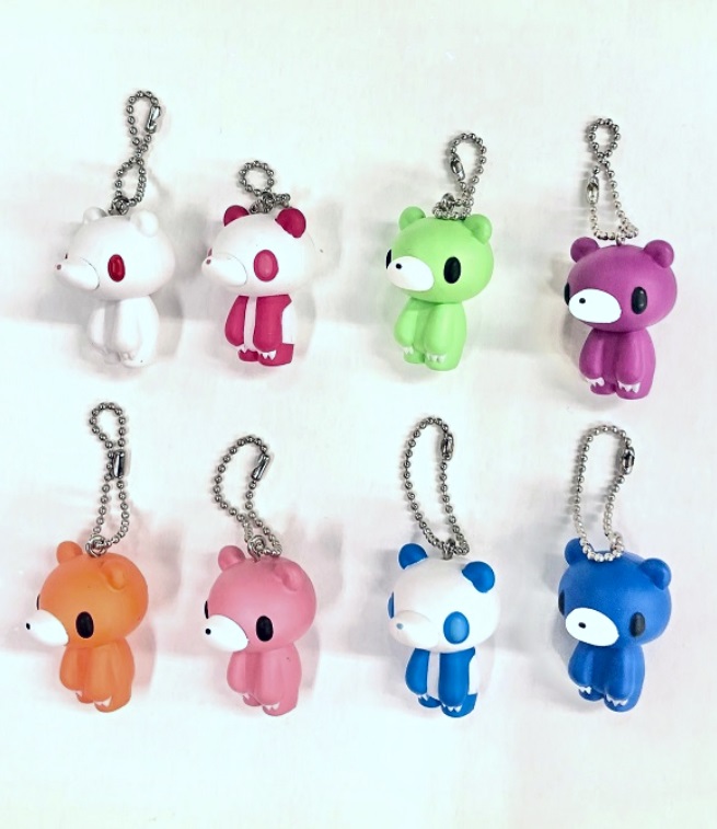 GLOOMY BEAR KEYCHAIN SET 8 LLAVEROS