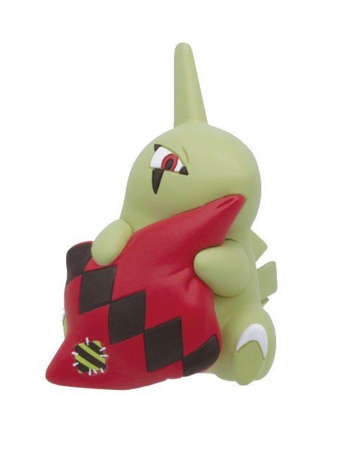 POKEMON GASHAPON AT HOME! RELAX CUSHION MASCOT LARVITAR