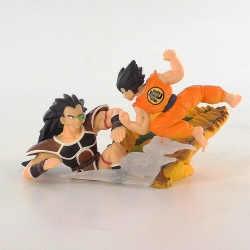 DRAGON BALL GASHAPON Z IMAGINATION FIGURE 8 RADITZ VS GOKU