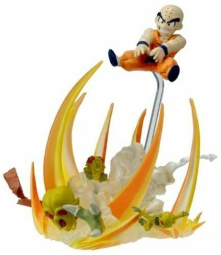DRAGON BALL GASHAPON Z IMAGINATION FIGURE 9 KRILLIN VS SAIBAMAN