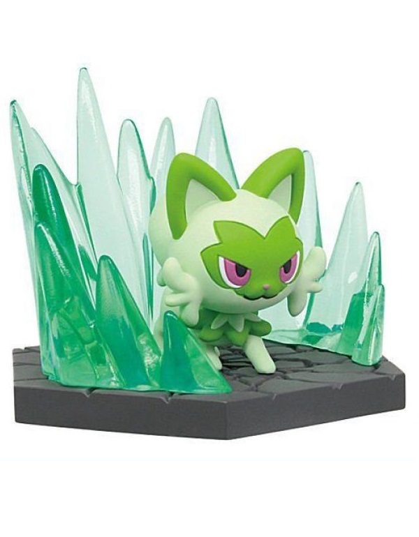 POKEMON GASHAPON DIORAMA COLLECT PALDEA REGION SPRIGATITO