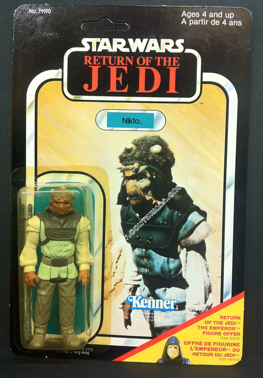 STAR WARS RETURN OF THE JEDI KENNER NIKTO (CANADA)